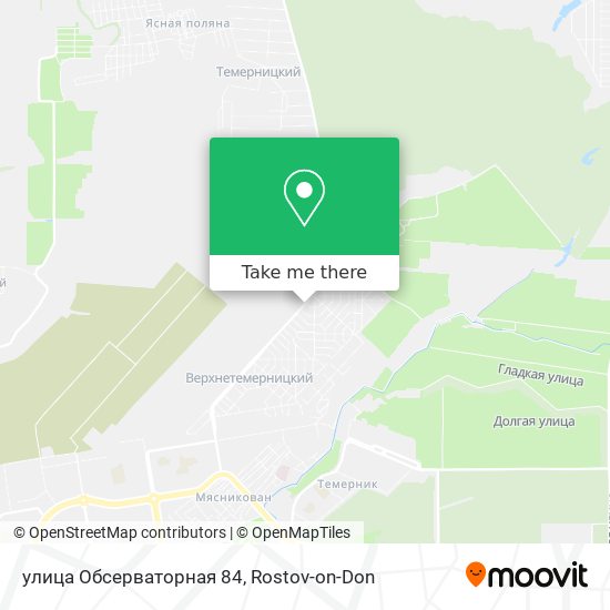 улица Обсерваторная 84 map