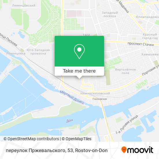 переулок Пржевальского, 53 map