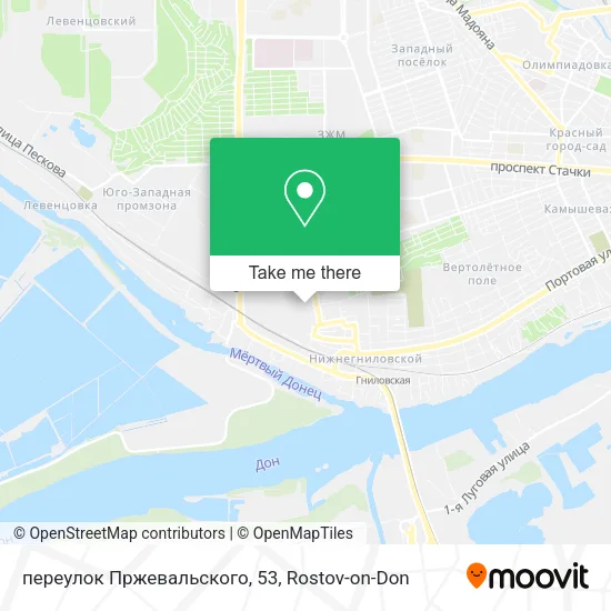 переулок Пржевальского, 53 map