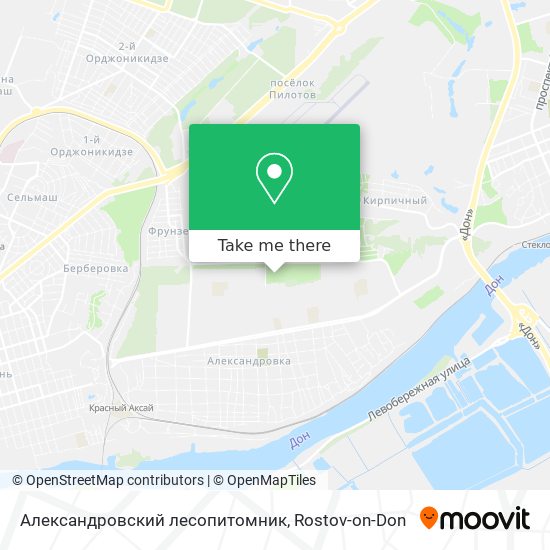 Александровский лесопитомник map