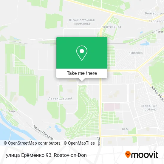 улица Ерёменко 93 map