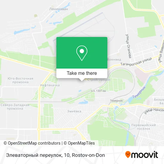 Элеваторный переулок, 10 map