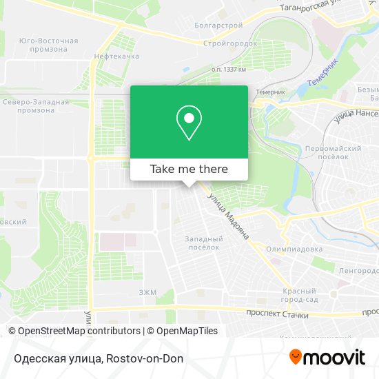 Одесская улица map