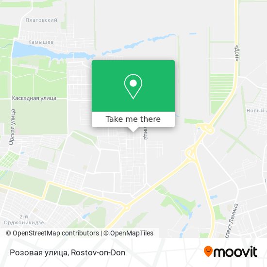 Розовая улица map