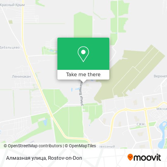 Алмазная улица map