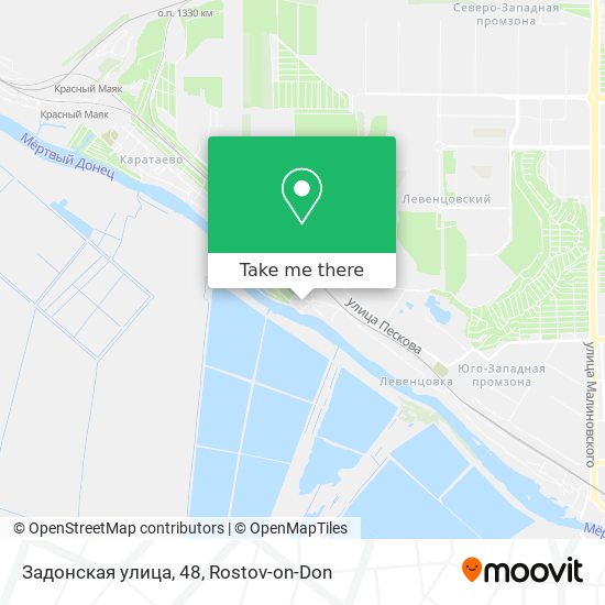 Задонская улица, 48 map