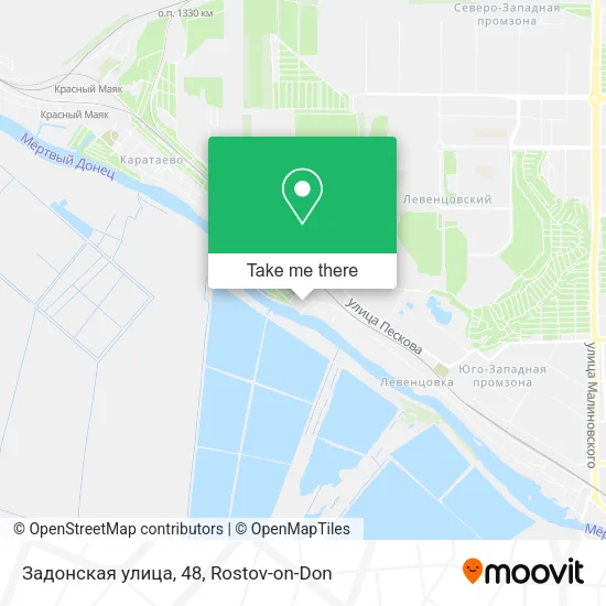 Задонская улица, 48 map
