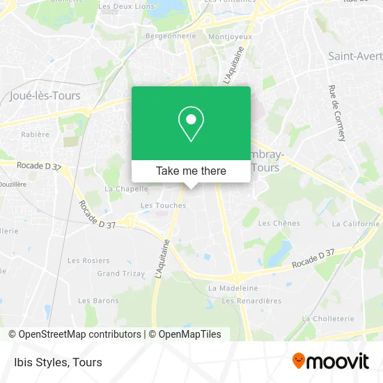 Ibis Styles map