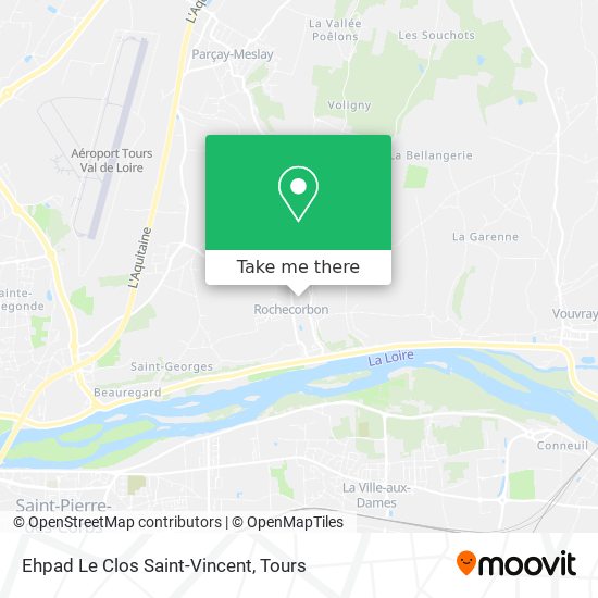 Ehpad Le Clos Saint-Vincent map