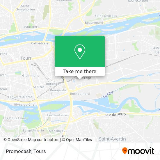 Promocash map