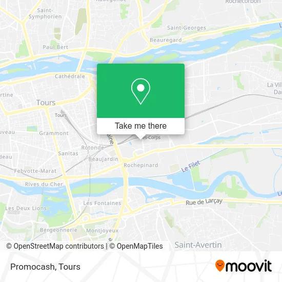 Promocash map