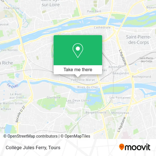 Collège Jules Ferry map