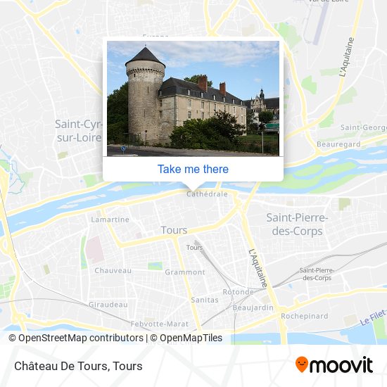 Château De Tours map