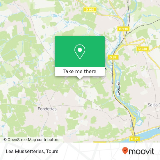 Les Mussetteries map