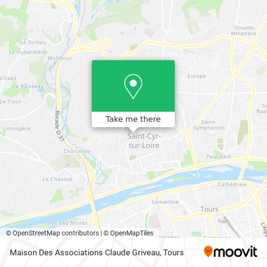 Maison Des Associations Claude Griveau map