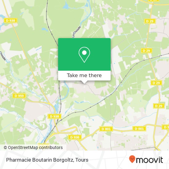 Pharmacie Boutarin Borgoltz map