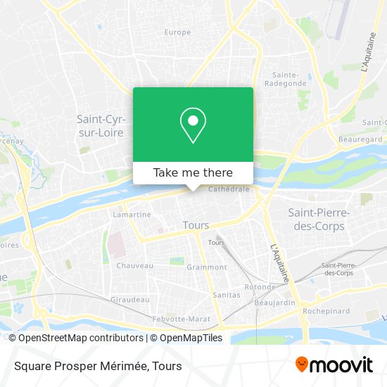 Square Prosper Mérimée map