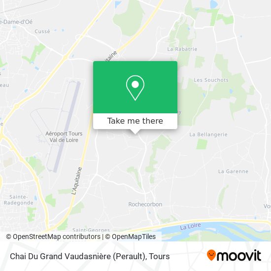 Chai Du Grand Vaudasnière (Perault) map