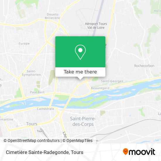 Cimetière Sainte-Radegonde map