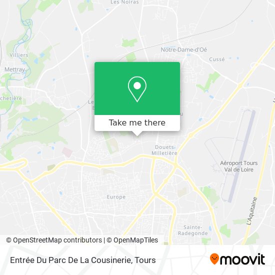 Entrée Du Parc De La Cousinerie map