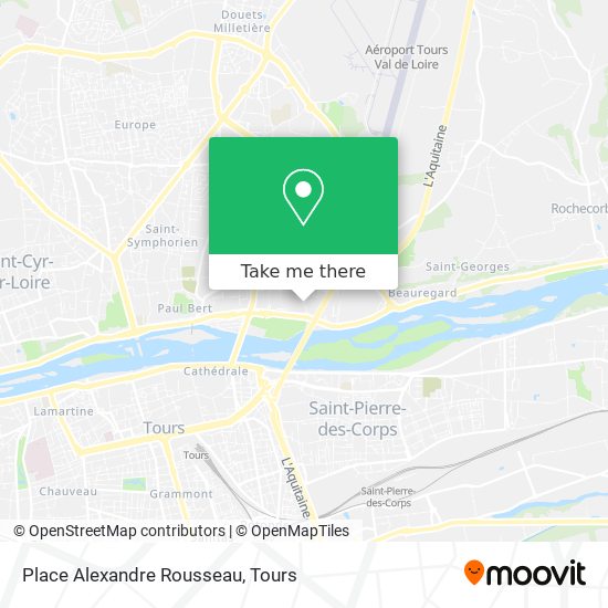 Place Alexandre Rousseau map