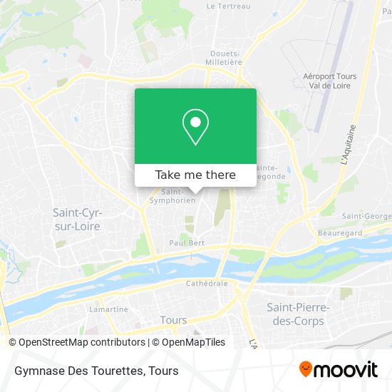 Gymnase Des Tourettes map