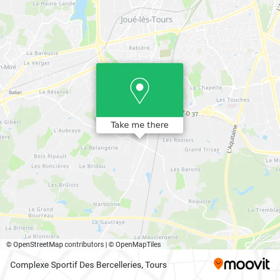 Complexe Sportif Des Bercelleries map