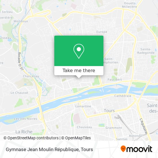 Gymnase Jean Moulin République map