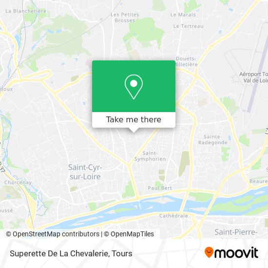 Superette De La Chevalerie map