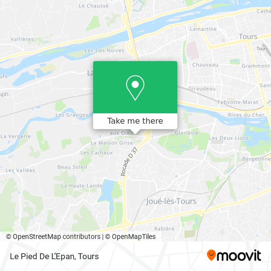 Le Pied De L’Epan map