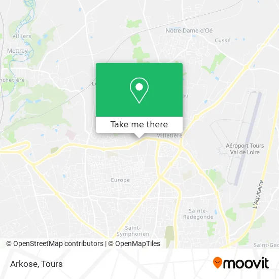 Arkose map