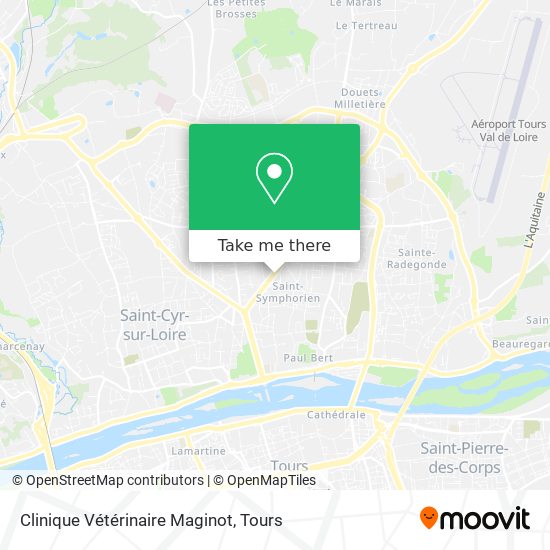 Clinique Vétérinaire Maginot map