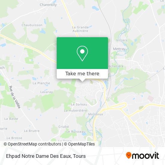 Ehpad Notre Dame Des Eaux map