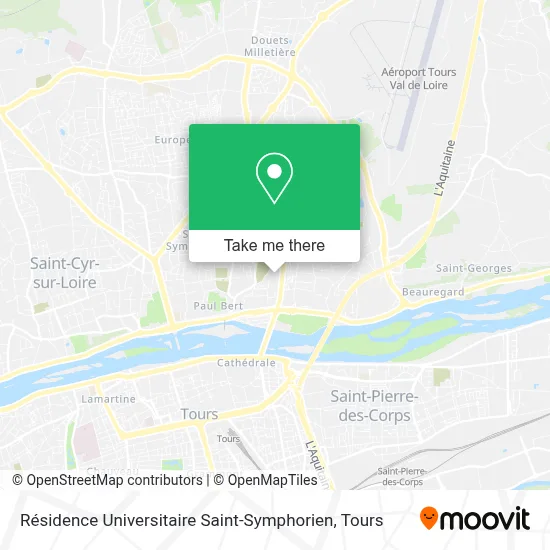Résidence Universitaire Saint-Symphorien map