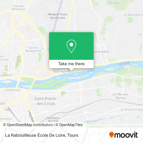 La Rabouilleuse École De Loire map
