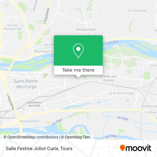 Salle Festive Joliot Curie map