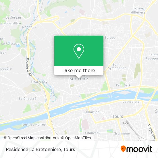 Résidence La Bretonnière map