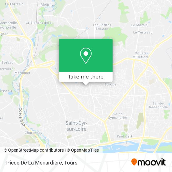 Pièce De La Ménardière map