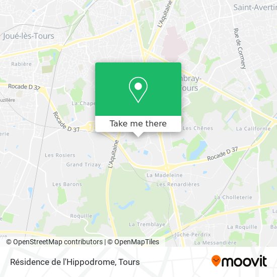 Résidence de l'Hippodrome map