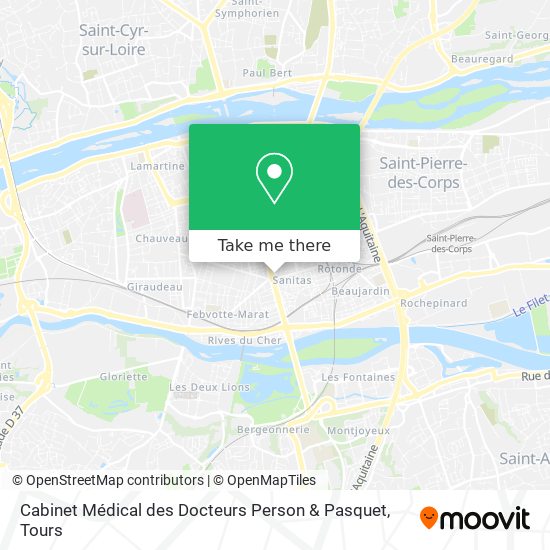 Cabinet Médical des Docteurs Person & Pasquet map
