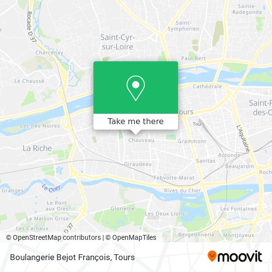 Boulangerie Bejot François map