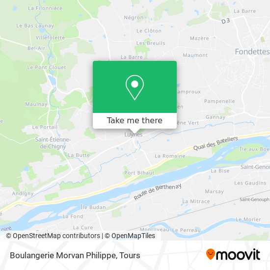 Boulangerie Morvan Philippe map