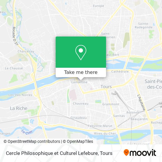 Mapa Cercle Philosophique et Culturel Lefebure