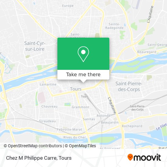 Chez M Philippe Carre map