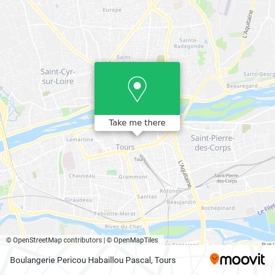 Boulangerie Pericou Habaillou Pascal map