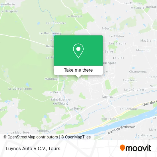 Luynes Auto R.C.V. map