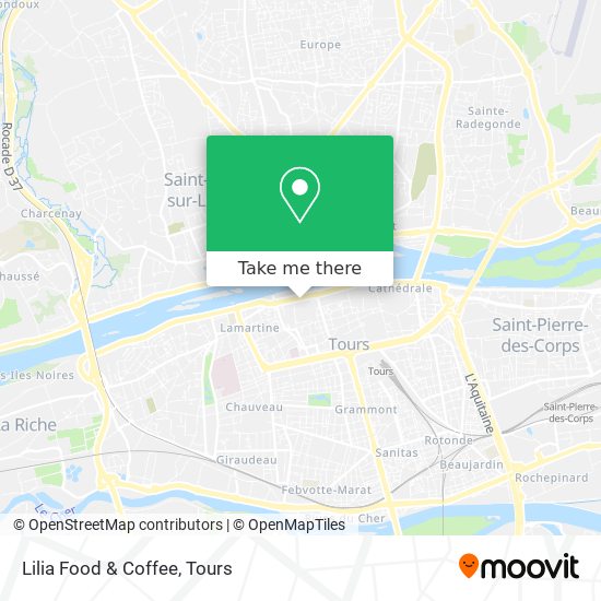 Mapa Lilia Food & Coffee