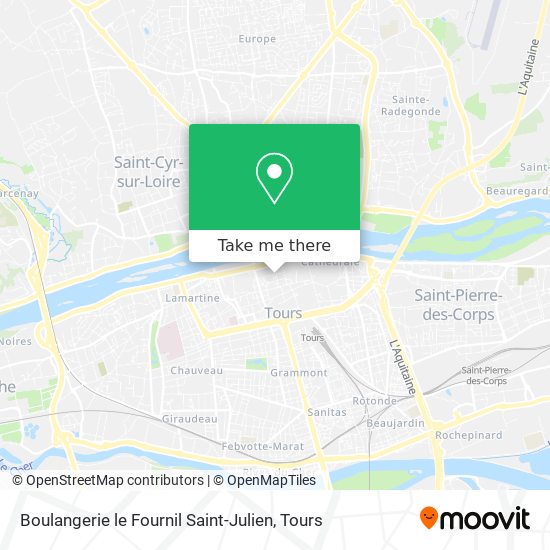 Boulangerie le Fournil Saint-Julien map