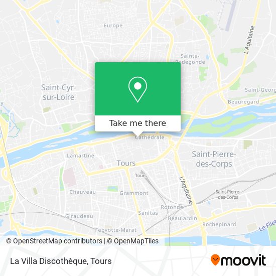 La Villa Discothèque map