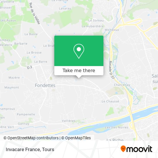 Invacare France map